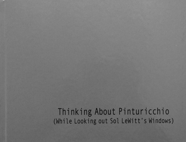 Thinking of Pinturicchio